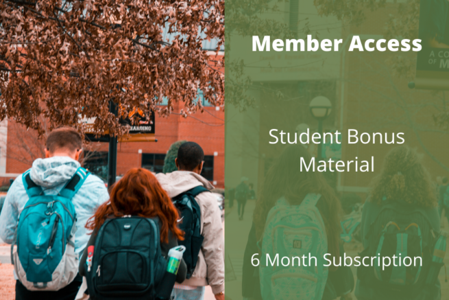 Member Access, Student Bonus Material, 6 Month Subscription