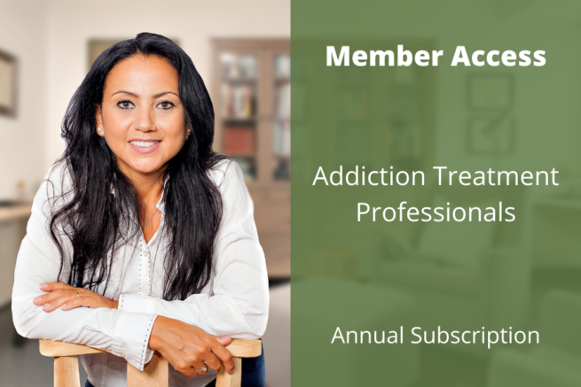 Member Access, Addiction Treatment Professionals, Annual Subscription
